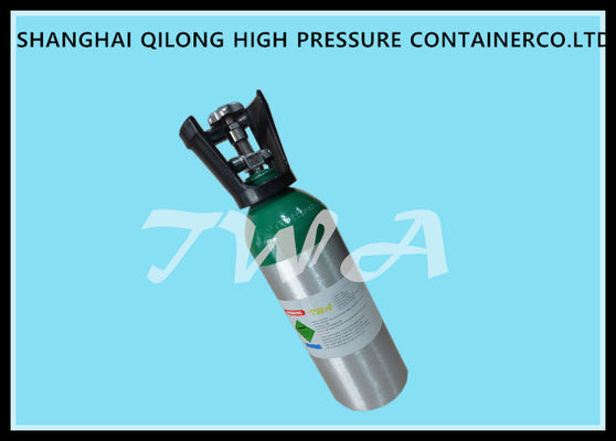 中国 1.5L高圧アルミニウム ガス容器316mmの長さの病院の酸素ボンベ サプライヤー